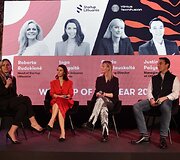 Renginyje startuolių ekosistemos metaus apžvelgė R.Rudokienė, I.Langaitė, G.Sakalauskaitė, J.Pašys