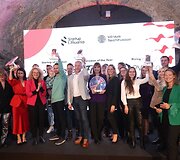  Vilniuje, &bdquo;Kilo Health&ldquo; biure, išrinkti geriausi 2022-ųjų startuoliai