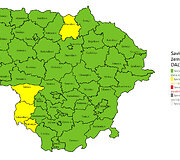 Savivaldybių lyčių lygybės žemėlapis. Dalyvavimas darbo rinkoje