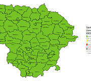 Savivaldybių lyčių lygybės žemėlapis. Ekonominis aktyvumas