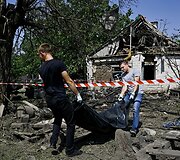 Rusijos karas Ukrainoje: Zaporizhzhia bombardavimas. / Dmytro Smolienko / ZUMAPRESS.com