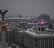 Kyjivas sutemus / SERGEI GAPON / AFP