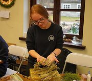 VU Botanikos sode jaunųjų floristų paroda