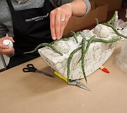 VU Botanikos sode jaunųjų floristų paroda
