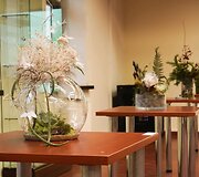 VU Botanikos sode jaunųjų floristų paroda
