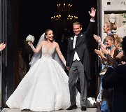 &bdquo;Swarovski&ldquo; paveldėtojos Victorios Swarovski vestuvių akimirka