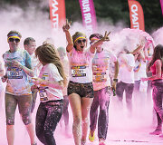 &bdquo;The Color Run&ldquo; bėgimo Vilniuje akimirka