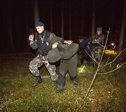 Nelegalų sulaikymo operacija Baltarusijos pasienyje