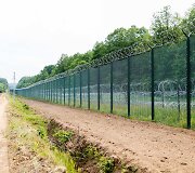 Ministrė A. Bilotaitė susipažino su pasienio juostoje jau esama infrastruktūra ir patrulio tako įrengimo darbų eiga
