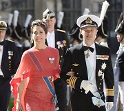 Danijos princas Frederikas su žmona princese Mary