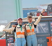 Karolio Rai&scaron;io Dakaro ralio fini&scaron;o podiumo akimirkos