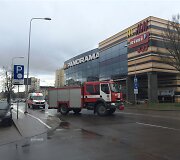 Rastas sprogmuo prie prekybos centro &bdquo;Panorama&ldquo;