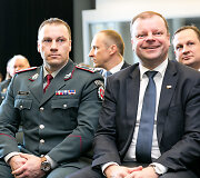 Saulius Skvernelis ir Linas Pernavas
