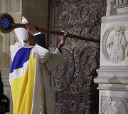 Paryžiaus Dievo Motinos katedros atidarymas po restauracijos