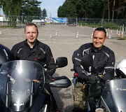  &bdquo;Mototurizmo ralio&ldquo; daugkartiniai dalyviai, &scaron;ių metų renginio ambasadoriai &ndash; Mindaugas Kazlauskas ir Henrikas Pupelis.