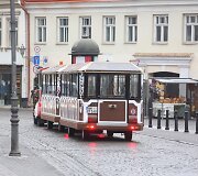 Kalėdų traukinukas Vilniuje