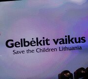 Koncerto &bdquo;Gelbėkit vaikus&ldquo; akimirka 