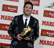 Lionelis Messi atsiėmė &bdquo;Auksinį batelį&ldquo;
