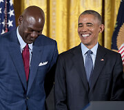 Michaelas Jordanas ir Barackas Obama