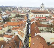 Kaziuko mugės &scaron;urmulys - i&scaron; pauk&scaron;čio skrydžio