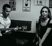 Kristina Radžiukynaitė ir Laurynas Sičiūnas. Koncerto La Vie Boheme @Tesla pub akimirka