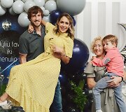 Simas Jasaitis, Oksana Pikul-Jasaitienė, Laima Pikul ir Dominykas Jasaitis
