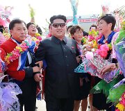 &Scaron;iaurės Korėjoje yra kuo pasidžiaugti jos lyderiui Kim Jong Unui