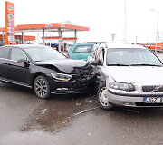 Į avariją pateko Pagėgių merą V. Komskį vežęs savivaldybės automobilis