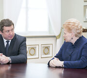 Raimundas Karoblis, Dalia Grybauskaitė
