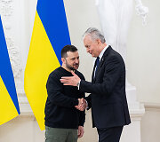 Lietuvos ir Ukrainos Prezidentų bendro parei&scaron;kimo pasira&scaron;ymas