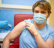 Vilniaus miesto klinikinės ligoninės medikų vakcinacija nuo COVID-19
