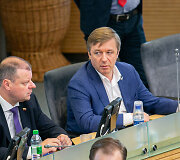 Saulius Skvernelis ir Ramūnas Karbauskis