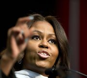 10. Pirmoji JAV valstybės ponia Michelle Obama