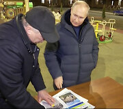 Vladimiras Putinas apsilankė Rusijos okupuotame Mariupolyje