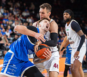 Pirmasis mažojo finalo mačas: Klaipėdos &bdquo;Neptūnas&ldquo; &ndash; Panevėžio &bdquo;Lietkabelis&ldquo;. Martynas Pacevičius