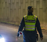 Akimirka i&scaron; vykusio policijos reido