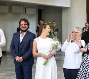 Jono Griciaus ir Anke Lechner vestuvių akimirka