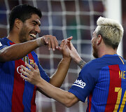 Luisas Suarezas ir Lionelis Messi