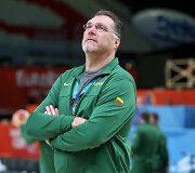 Arvydas Sabonis rinktinės treniruotėje