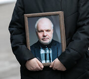 Atsisveikinimas su aktoriumi Mindaugu Jusčiumi