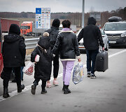 Į Europą besitraukiantys ukrainiečiai