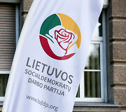 Lietuvos socialdemokratų darbo partijos  būstinės atidarymas