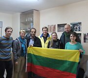 G.Tervidytė (trečia i&scaron; de&scaron;inės) ir J.Ohmanas (antras i&scaron; de&scaron;inės)