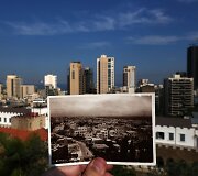 Beirutas dabar ir apie 1920 metus i&scaron;leistoje atvirutėje