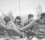 Sovietų sąjungos tankai ir kariai Vilniuje 1991 m. sausį
