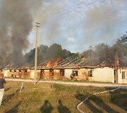 Gaisras Lazdijų rajone