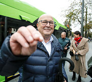 Oficialiai pristatyti naujieji Kauno troleibusai