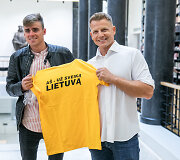 Mariaus Jovai&scaron;os knygos &bdquo;Aistra gyventi sveikai&ldquo; pristatymo akimirka