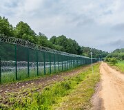 Ministrė A. Bilotaitė susipažino su pasienio juostoje jau esama infrastruktūra ir patrulio tako įrengimo darbų eiga