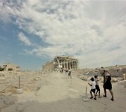 Akropolis su Partenonu prie&scaron;akyje